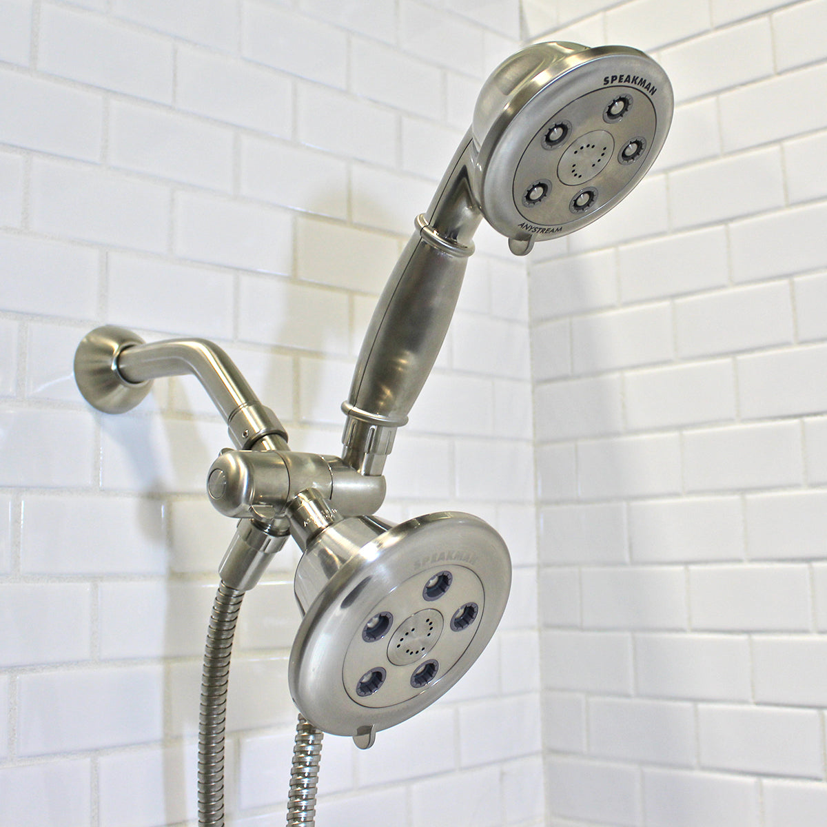 Speakman Chelsea VS-233011-BN 2-Way Shower Combination Brushed Nickel Finish - 2.5 GPM
