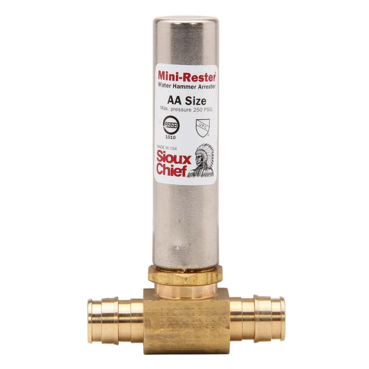 Sioux Chief 660-GTW2B MiniRester Water Hammer Arrester, 1/2" PEX