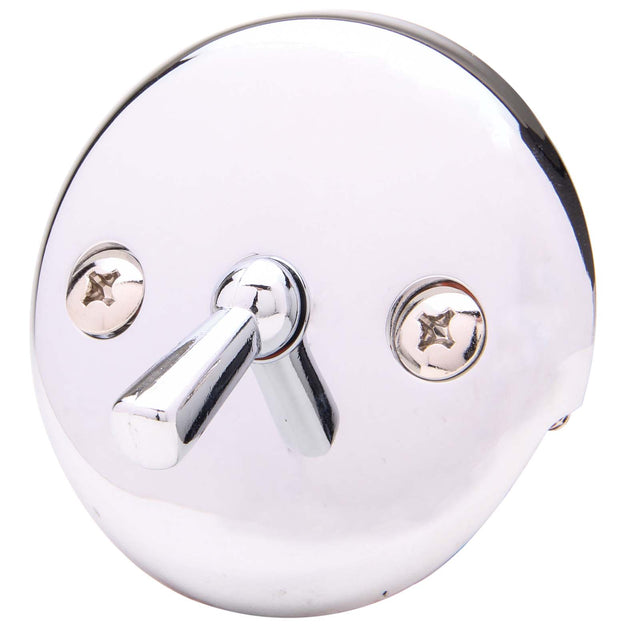 PlumbMaster Approved 36560 Die-Cast Overflow Plate (Bagged), Chrome Plated