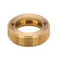 PlumbMaster Approved 33702 Gold Brass Bubbler Head Cartridge Retaining Nut (Generic) For 5010 Bubbler Haws Drinking Fountain