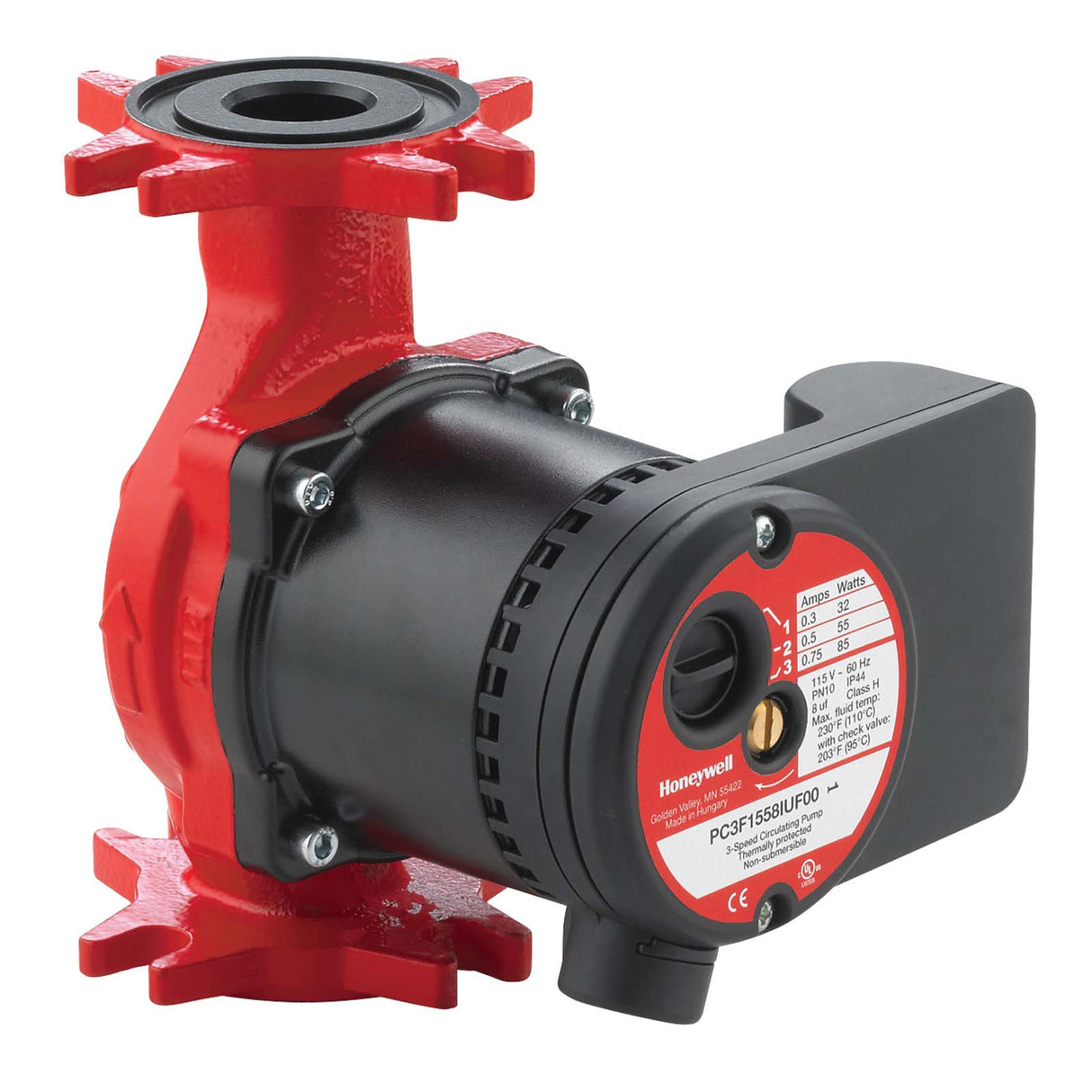Resideo PC3F1558IUF00/U Cast Iron Hydronic Circulating Pump, 1/25 HP, 15 GPM