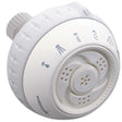 Waterpik SM-621H Round Shower Head, 2.5 gpm, White