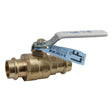 77VLF-107-01 1-1/2" Press x Press Apollo-Xpress Brass (Lead Free) 2-Piece Full Port Ball Valve Lever Handle