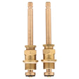 PlumbMaster Approved 10128 Right Hand Hot and Cold Stem with Bonnets for Bath - Diverto Central Brass