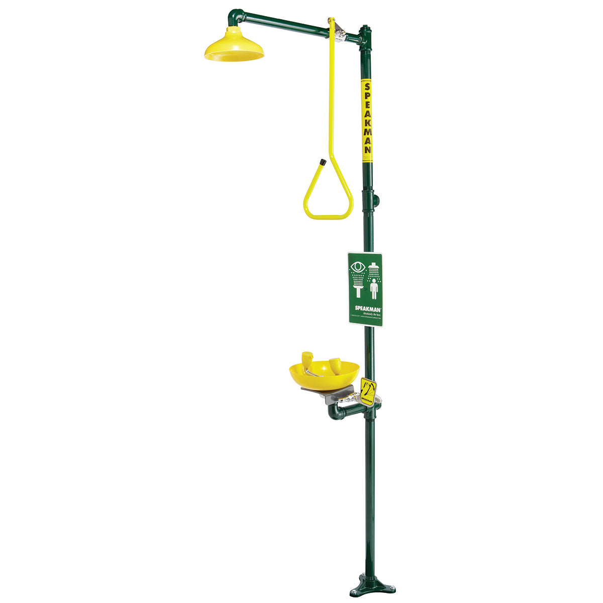 Traditional Series SE-695 Combination Emergency Station with Plastic Bowl Eye/face Wash