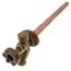 Model 17 12", 1/2" PEX Crimp Inlet Anti-Siphon Wall Faucet w/ Metal Handle