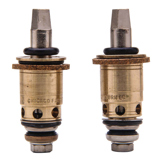 Right Hand Cold & Left Hand Hot Short Stem Quaturn Compression Cartridge (Pair)