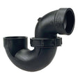 NIBCO I005950 1-1/2" Hub DWV P-Trap with Union ABS Black