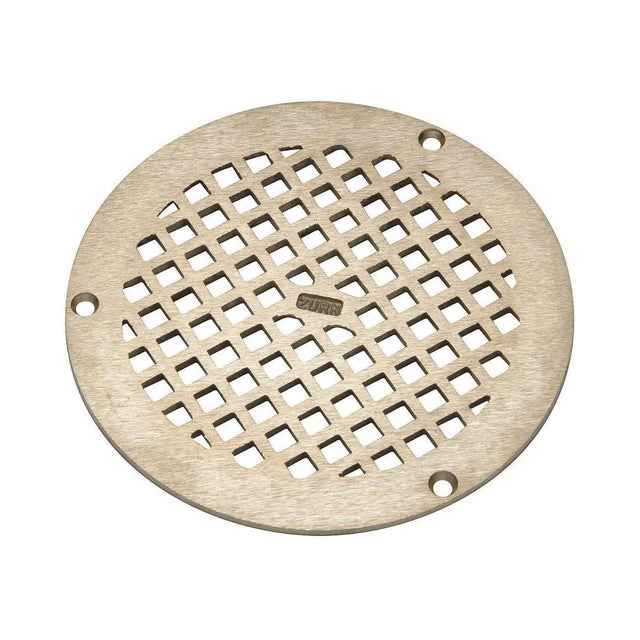 Zurn PN400-6B-STR 6" Round Type B Polished Nickel Bronze Grate for Z400B Floor Drains