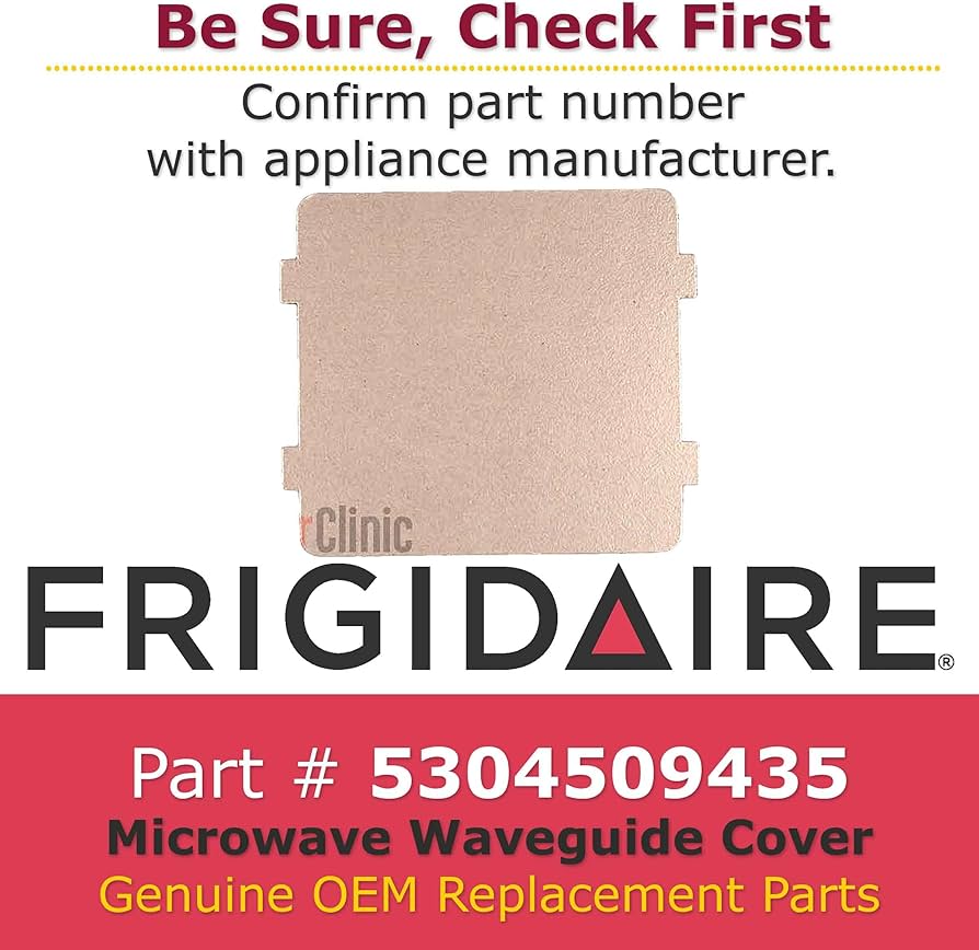 Frigidaire 5304509435 Microwave Waveguide Cover