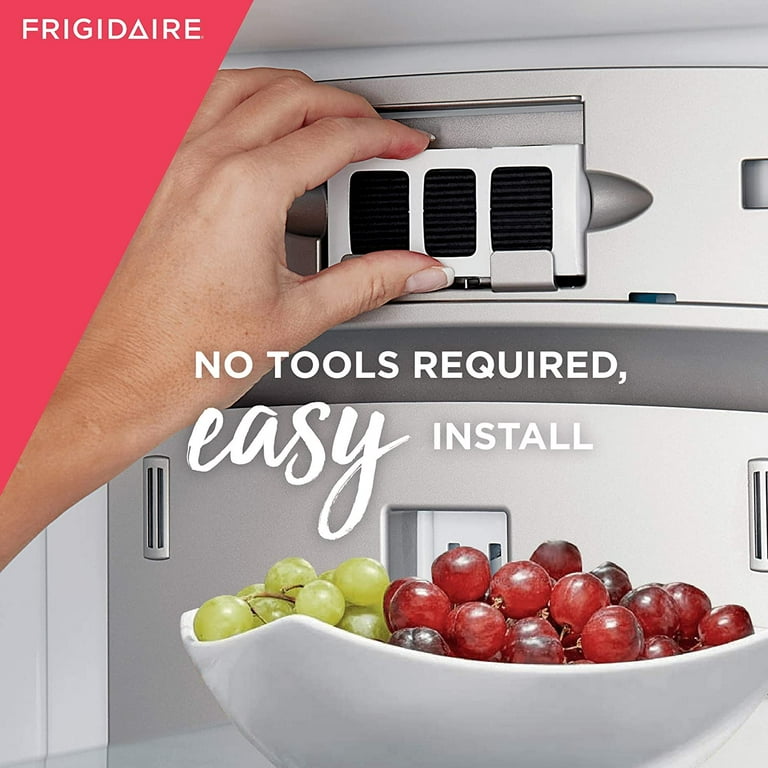 Frigidaire PAULTRA2 Pure Air Ultra II Refrigerator Air Filter with Carbon Technology to Absorb Food Odors, 3.8" x 1.8" , White