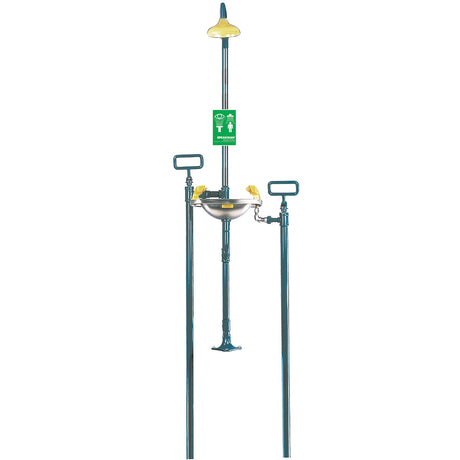 Select Series SE-609 Freeze Protected Buried Supply Emergency Combination Shower w/SS Bowl Eye/face Wash