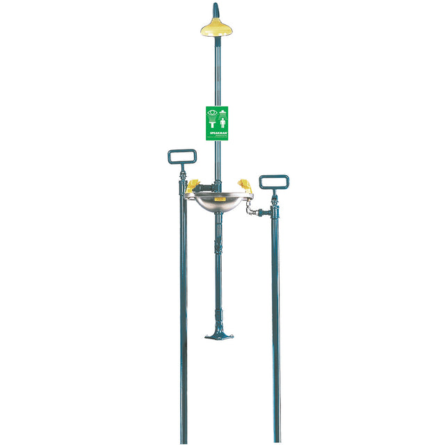 Select Series SE-609 Freeze Protected Buried Supply Emergency Combination Shower w/SS Bowl Eye/face Wash
