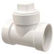 NIBCO K159050 1-1/2" Hub x 1-1/2" Hub x 1-1/2" FPT PVC DWV Test Tee Cleanout with Plug