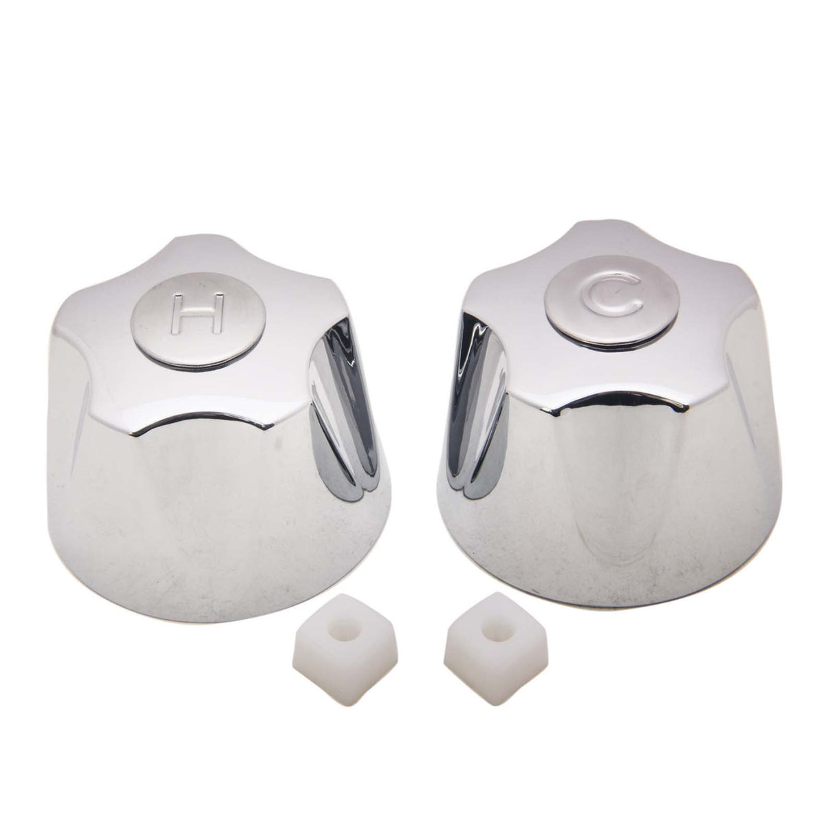 PlumbMaster Approved 24193 9H-23 Metal Hot and Cold Handle Pak (Pair) for Crane #23 Bushings