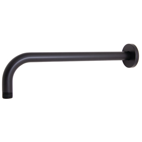 S-2571-MB Wall Mount 12" Rain Shower Arm and Flange