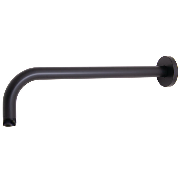 S-2571-MB Wall Mount 12" Rain Shower Arm and Flange