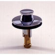 PlumbMaster Approved 35403 Rapid Fit Solid Brass Lift and Turn Style Bath Drain Stopper Chrome Plated