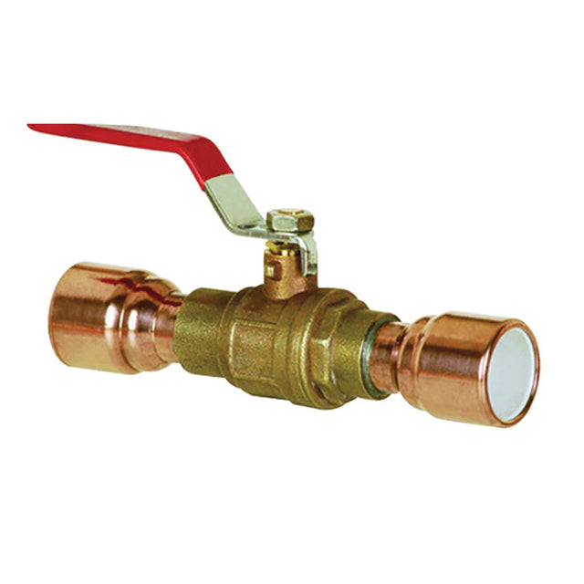 Sioux Chief 648-CG3FP 3/4" Solder Brass (Lead Free) 2-Way 1/4-Turn Full-Port Ball Valve Lever Handle