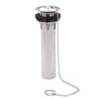 Keeney 681PCZ 1-1/4" One-Piece Lavatory Cleanout Plug Chrome