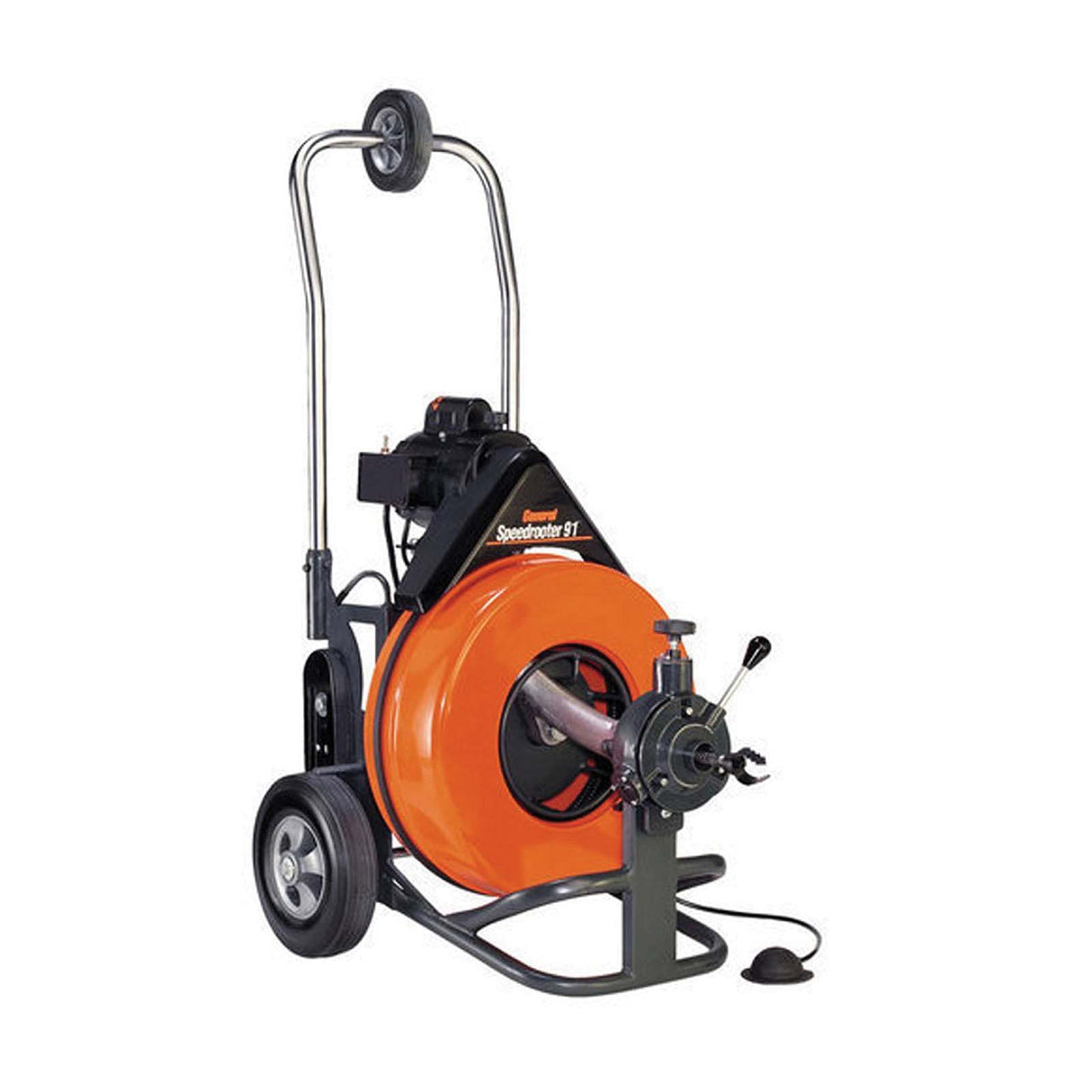 General Pipe Cleaners Speedrooter 92 P-S92-E Drain Cleaner with 100 ft x 5/8" Cable and Cutter, 1/2 HP