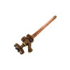 1/2" MPT x Sweat Inlet 12" L Anti-Siphon Wall Faucet w/Metal Handle