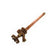 1/2" MPT x Sweat Inlet 12" L Anti-Siphon Wall Faucet w/Metal Handle