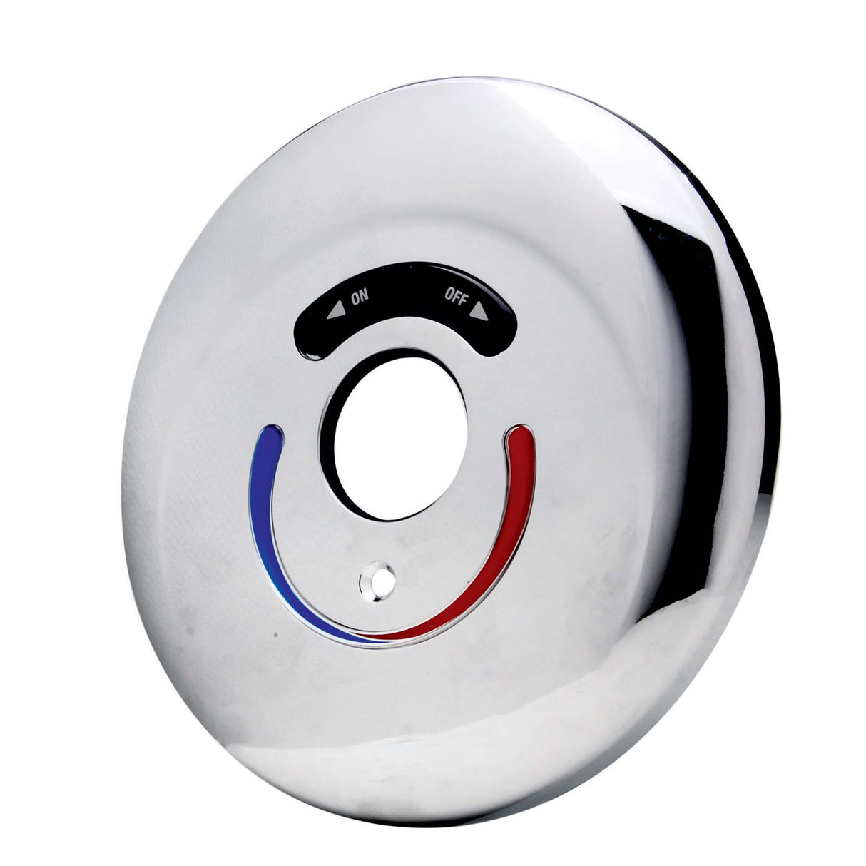 Symmons SC-144 Metal/Rubber Escutcheon, 7-1/2", Chrome