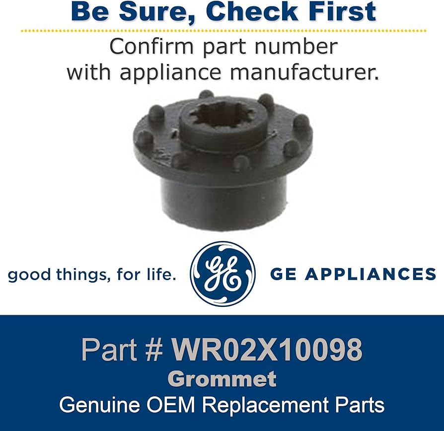 GE WR02X10098 REFRIGERATOR GROMMET
