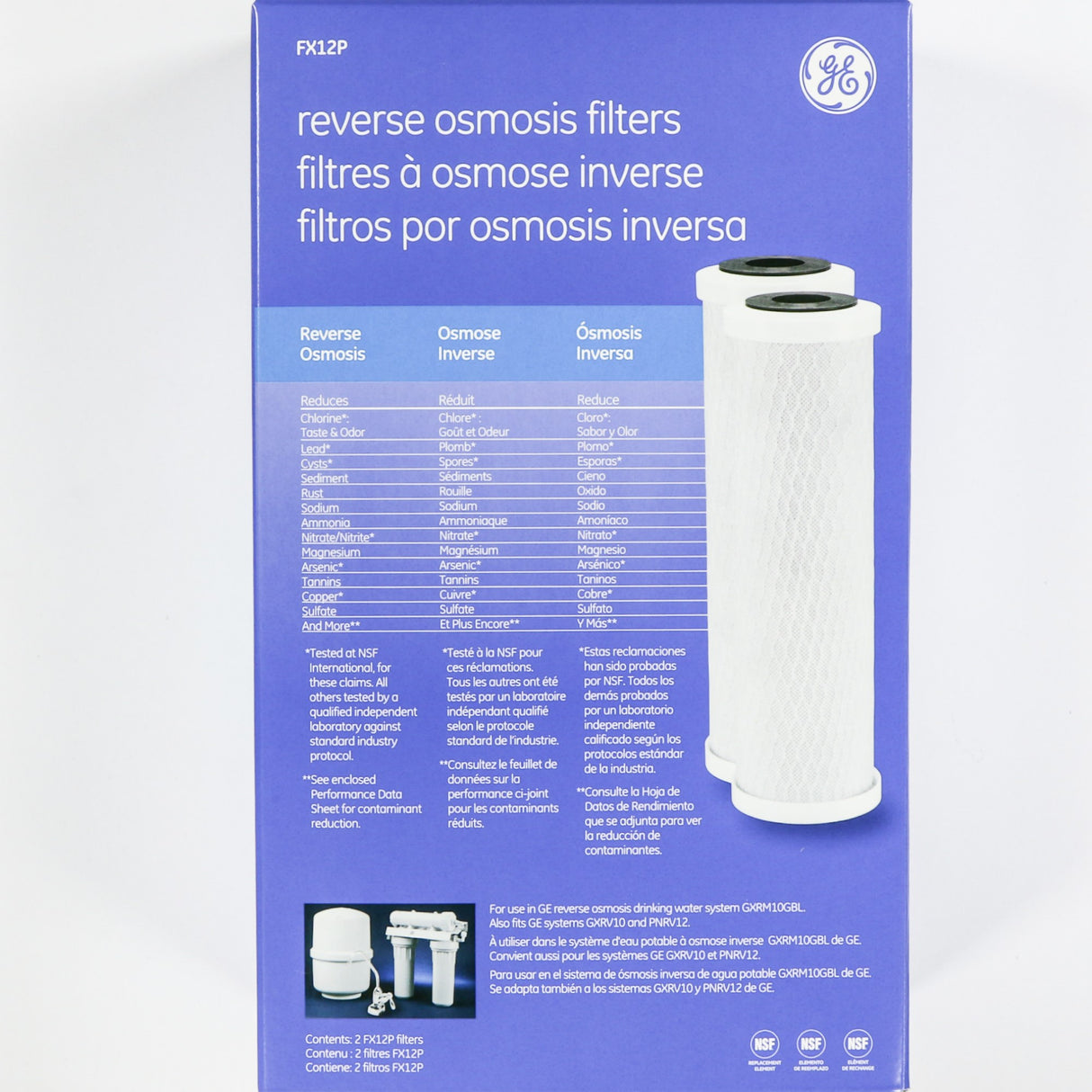 GE FX12P Genuine OEM Repl. Filter
