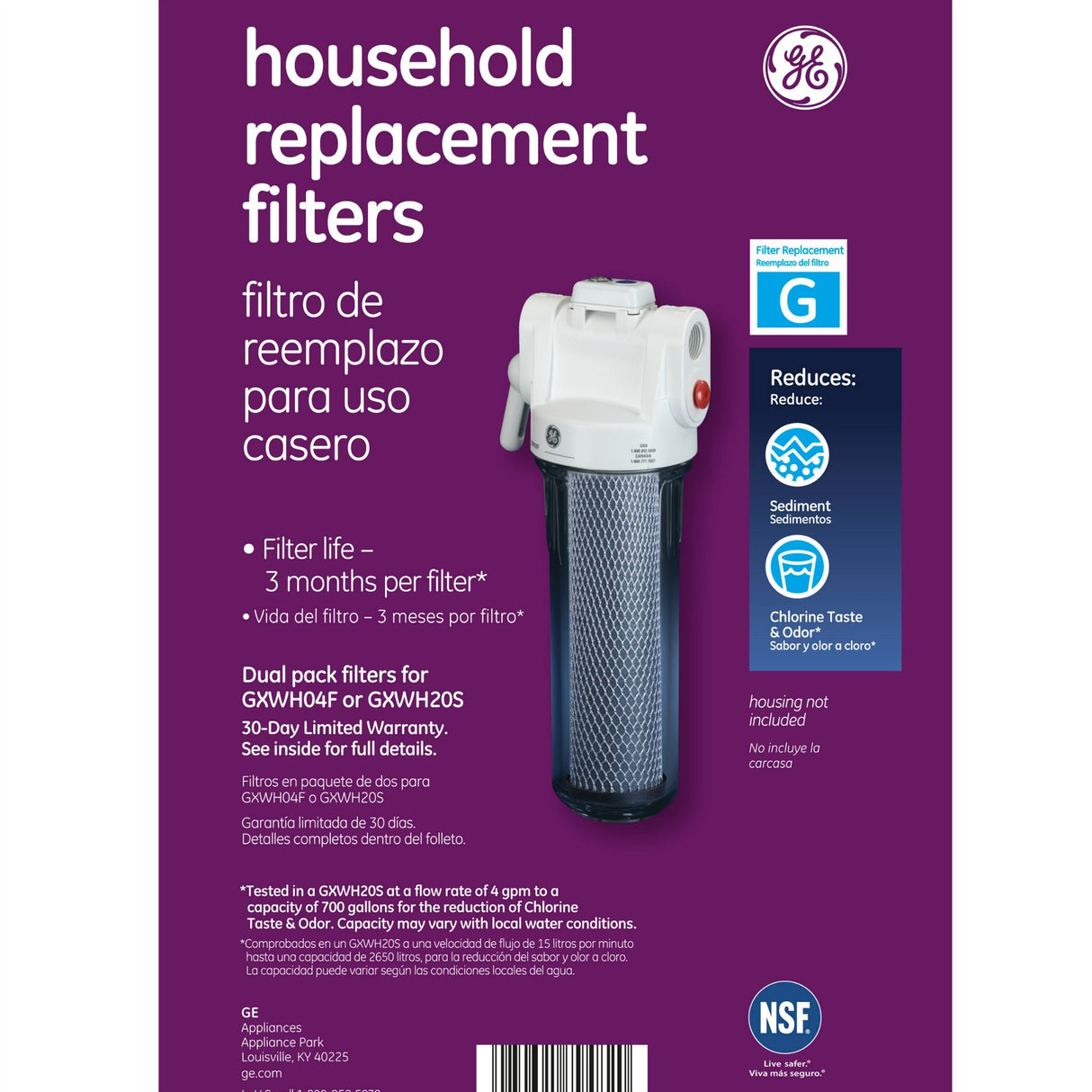 GE FXWTC Genuine OEM Repl. Filter