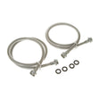 GE PM14X10005 Genuine OEM Universal 4' Ss Inlet Hoses - 2 Pack