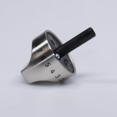 GE WB03K10265 Genuine OEM Gas Range Knob - Stainless Steel