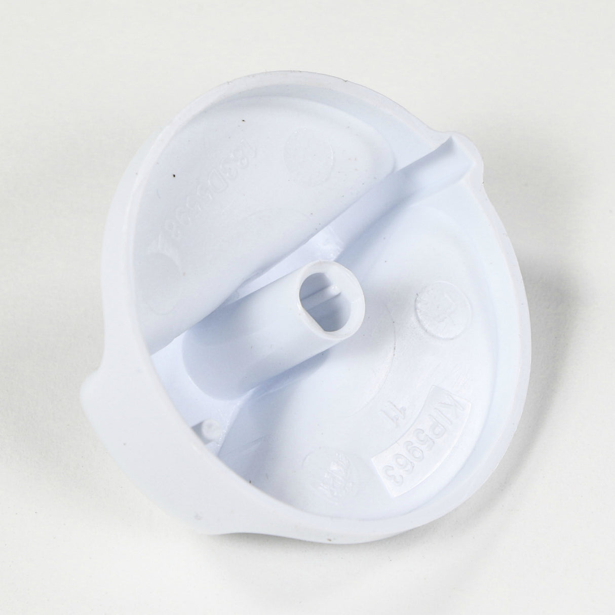 GE WB03T10076 Genuine OEM Range Burner Control Knob - White