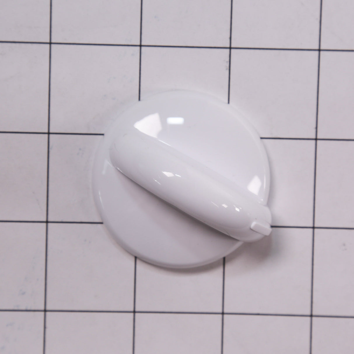 GE WB03T10207 Genuine OEM Range Control Knob - White.