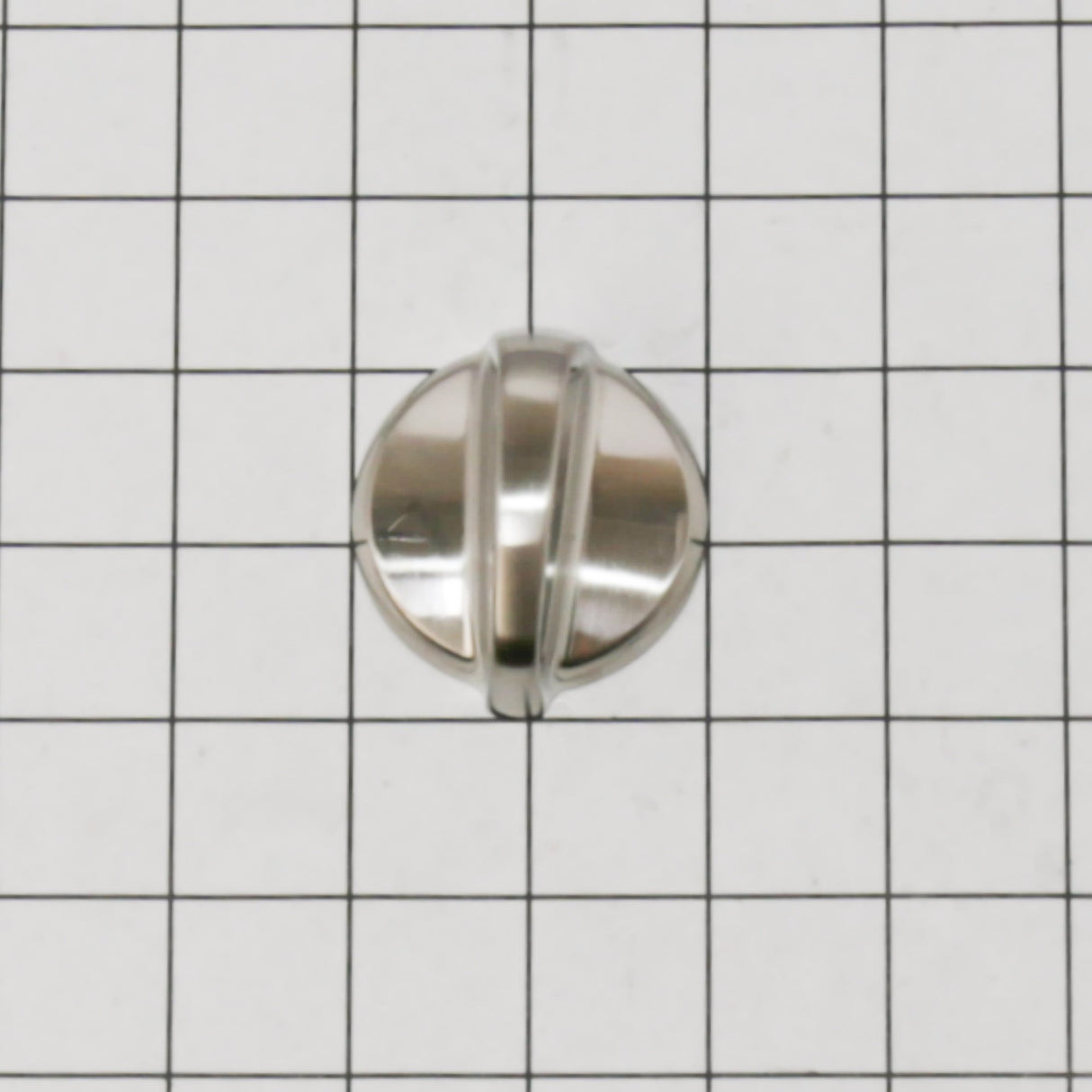 GE WB03T10284 Genuine OEM Range Knob - Stainless Steel Look