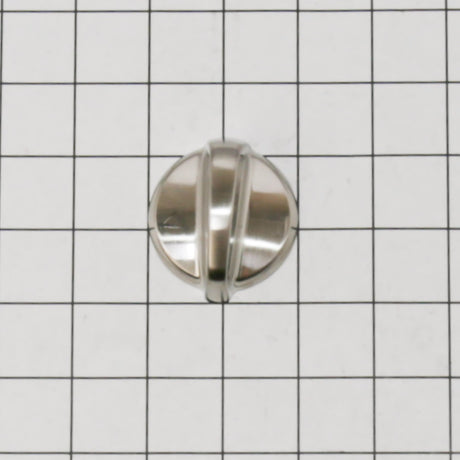 GE WB03T10284 Genuine OEM Range Knob - Stainless Steel Look