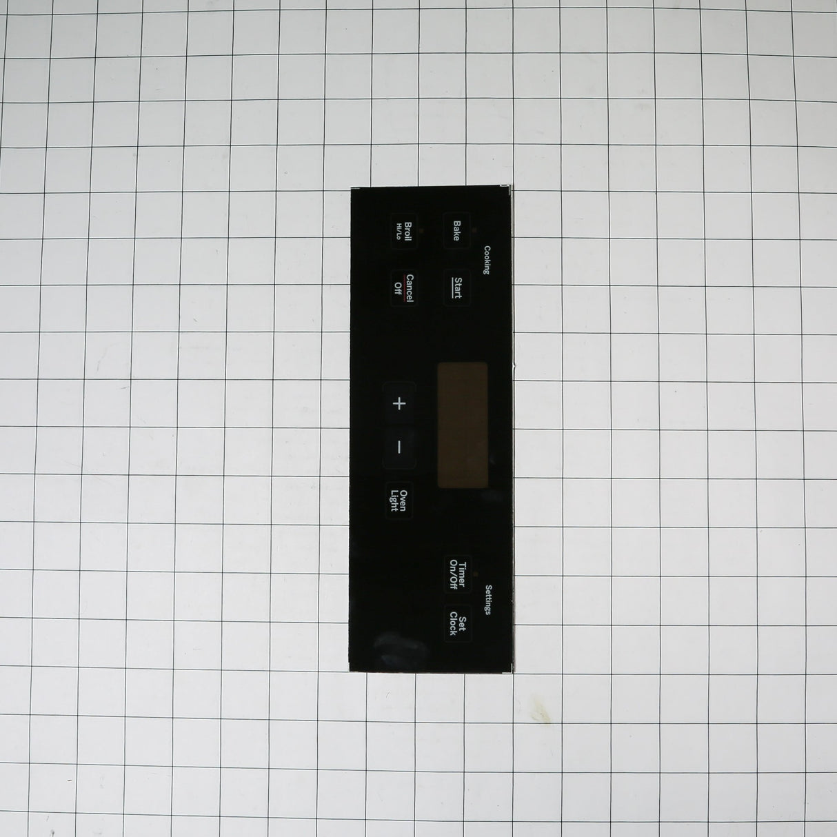 GE WB07X21373 Genuine OEM Range Control Overlay - Black