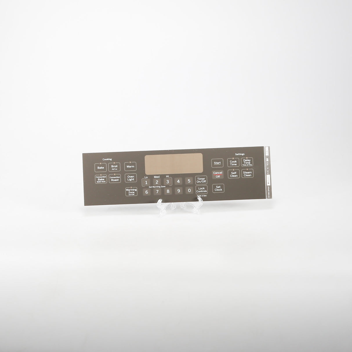 GE WB07X21417 Genuine OEM Range Control Panel - Gray
