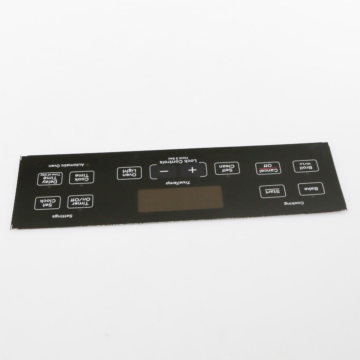 GE WB07X24620 Genuine OEM Range Control Panel - Black