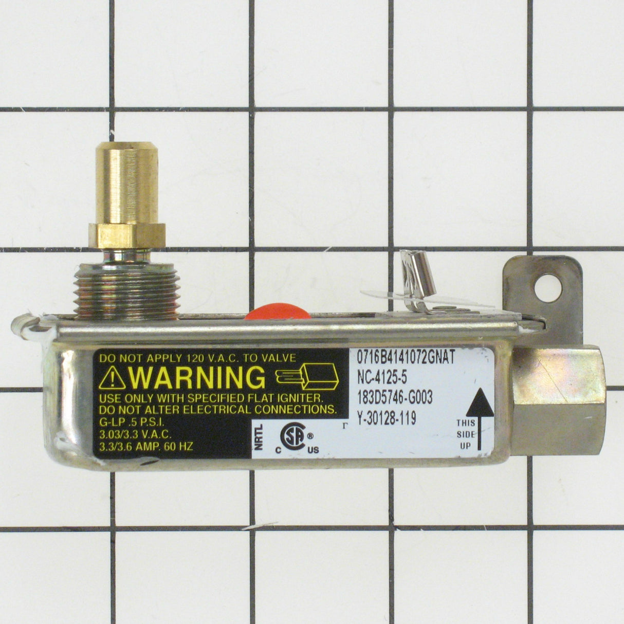 GE WB19K31 Genuine OEM Valve Safety