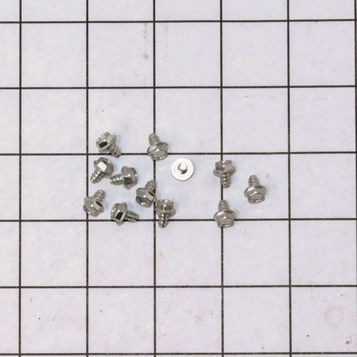GE WB1X500D Genuine OEM Range Sheet Metal Screws With Hex Head