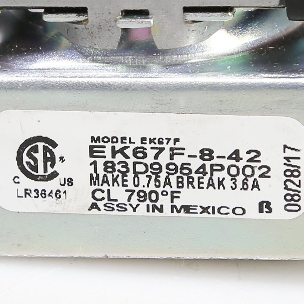 GE WB20K10036 Genuine OEM Range Thermostat.