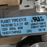 GE Range Motors WB26K10004 replacement part