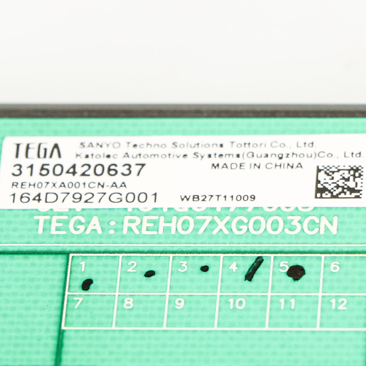 GE WB27K10311 Genuine OEM Glass And Touch Board Asm