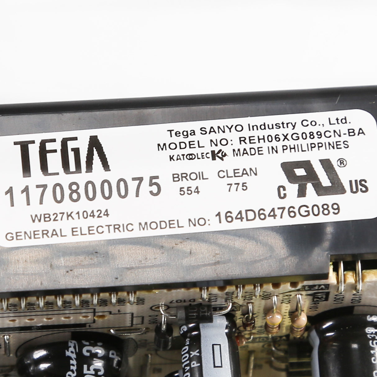 GE WB27K10424 Genuine OEM Control Ovn (Erc3Hp)