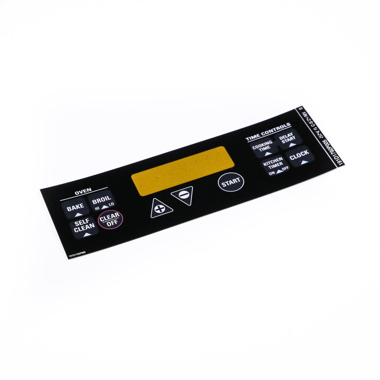 GE WB27K5337 Genuine OEM Clock Plate-Black.