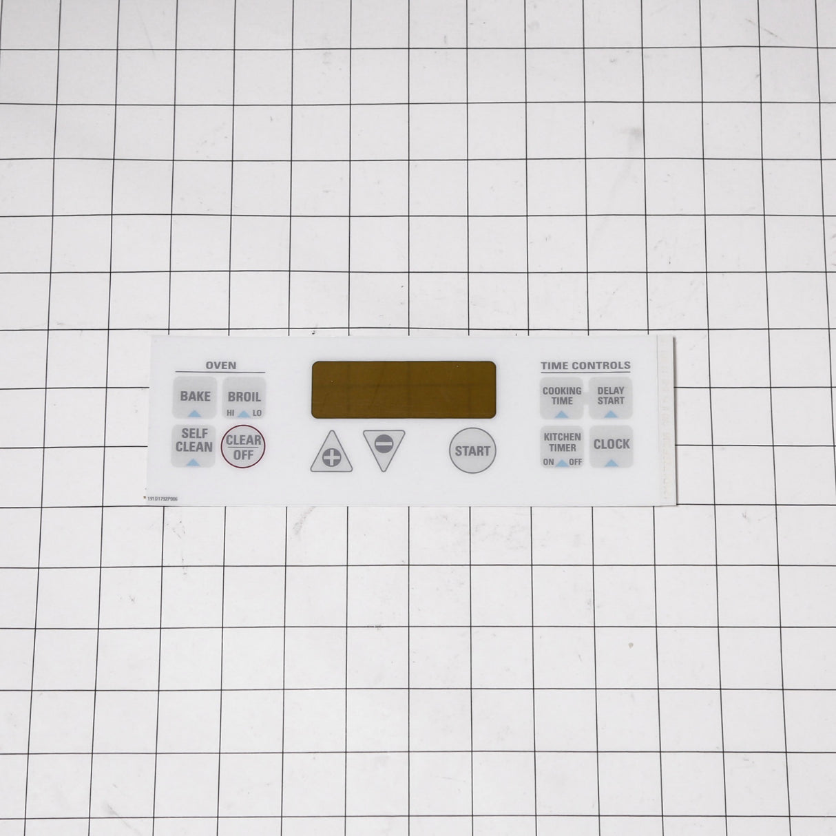 GE WB27K5338 Genuine OEM Clock Plate-White.