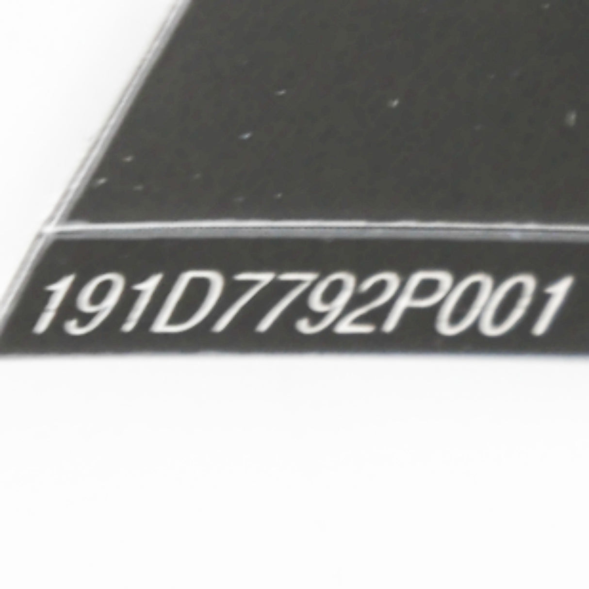 GE WB27T11511 Genuine OEM Range Faceplate - Black