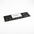 GE WB27T11511 Genuine OEM Range Faceplate - Black